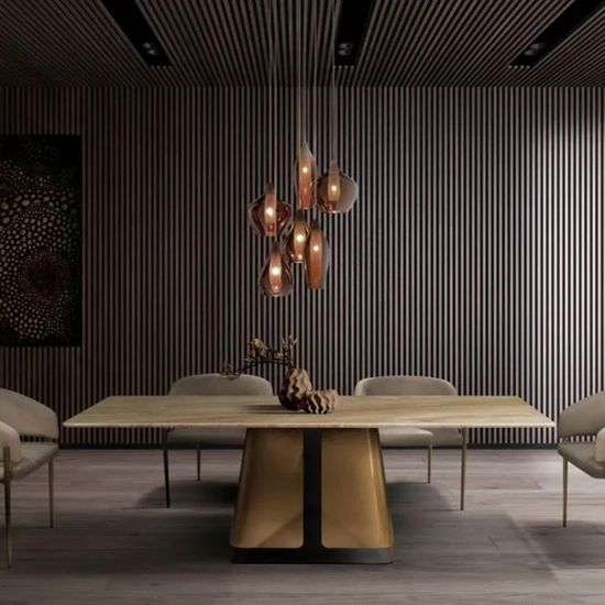 Compass Marble Pedestal Dining Table- Variation Available